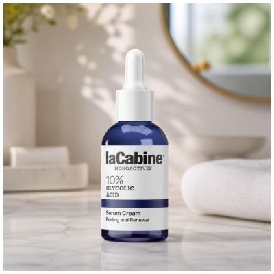 laCabine Monoactives 10% Glycolic Acid Solution 2en1 Serum Cream 30 ml