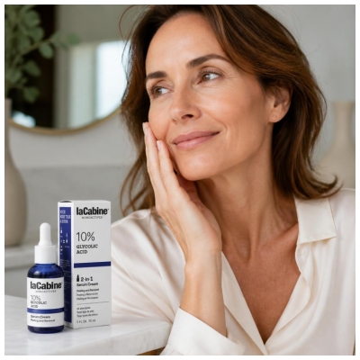 laCabine Monoactives 10% Glycolic Acid Solution 2en1 Serum Cream 30 ml