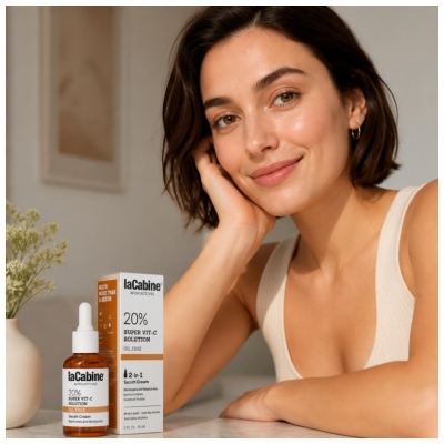 laCabine Monoactives 20% Super Vit-C Solution 2en1 Serum Cream 30 ml