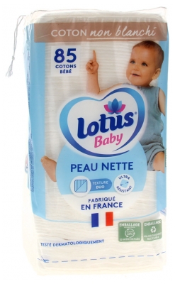 Lotus Carrés Coton Baby Peau Nette X85