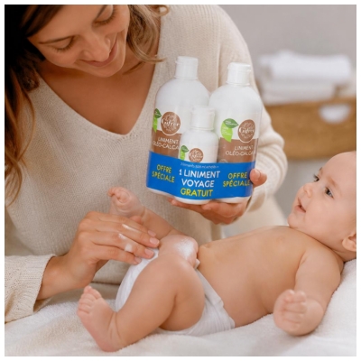Gifrer Liniment Oléo-Calcaire Lot de 2 X 500 ml + 100 ml Offert