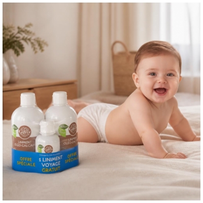 Gifrer Liniment Oléo-Calcaire Lot de 2 X 500 ml + 100 ml Offert
