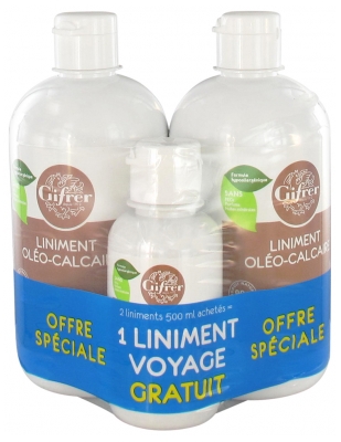 Gifrer Liniment Oléo-Calcaire Lot de 2 X 500 ml + 100 ml Offert