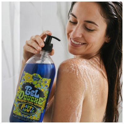 Les Petits Bains de Provence Gel Douche Bergamote Violette Corps et Cheveux 1 L