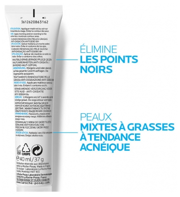 La Roche-Posay la Roche-Posay Effaclar K (+) Soin Visage Anti Points Noirs Peaux à Tendance Acnéique 40 ml