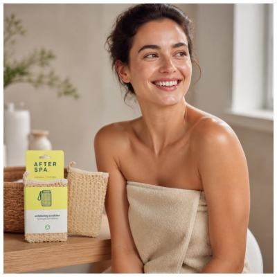Afterspa Éponge Exfoliante Corps en Sisal
