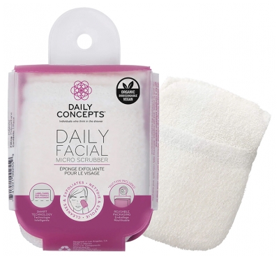 Daily Concepts Éponge Exfoliants Nettoyante Visage