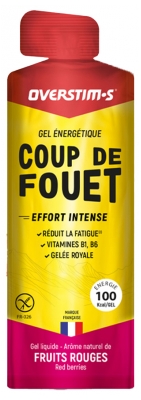 Overstims Gel Coup de Fouet - Arôme : Fruits Rouges
