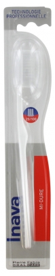 Inava Brosse à Dents mi-Dure 25/100 - Couleur : Blanc