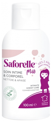 Saforelle Miss Soin Intime et Corporel Dès 2 Ans 100 ml