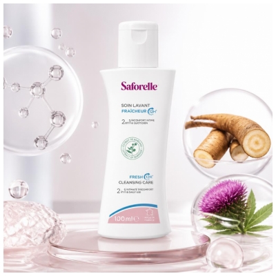 Saforelle Soin Lavant Fraîcheur Inconfort Intime 100 ml