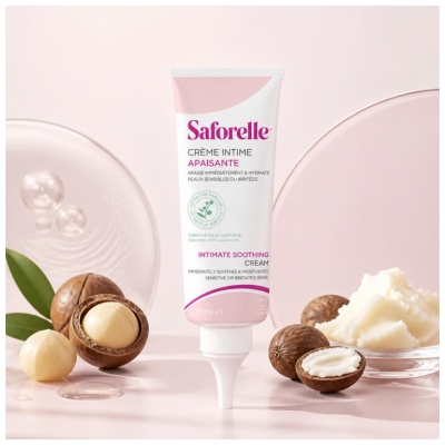 Saforelle Crème Apaisante Intime Peaux Sensibles et Irritées 100 ml