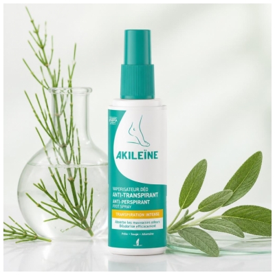 Akileïne Anti-Transpirant Pieds Spray 100 ml