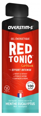 Overstims Gel Red Tonic - Arôme : Menthe Eucalyptus