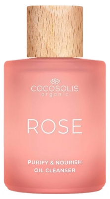 Cocosolis Rose Huile Nettoyante Nourrissante Visage Cou Décolleté 50 ml
