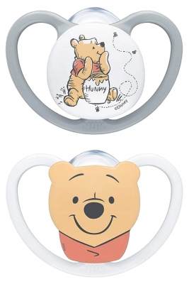 NUK Space Disney Baby 2 Sucettes 0-6 Mois