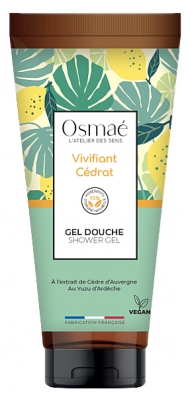 Osmaé Gel Douche Vivifiant Cédrat Visage et Corps 100 ml