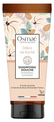Osmaé Shampoing Douche Délice de Karité Visage Corps et Cheveux 200 ml