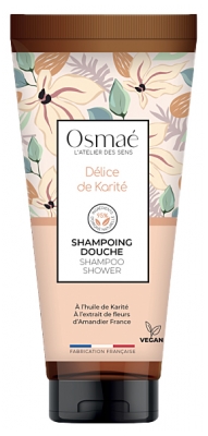 Osmaé Shampoing Douche Délice de Karité Visage Corps et Cheveux 100 ml