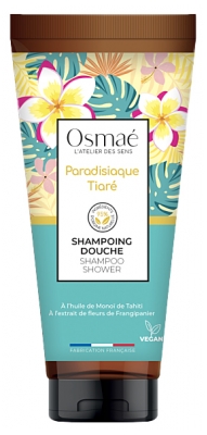 Osmaé Shampoing Douche Paradisiaque Tiaré Visage Corps et Cheveux 100 ml