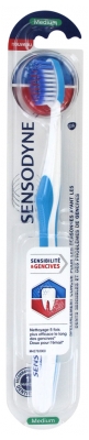 Sensodyne Brosse à Dents Sensibilité & Gencives Médium - Couleur : Bleu