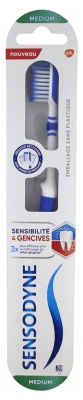 Sensodyne Brosse à Dents Sensibilité & Gencives Médium - Couleur : Indigo