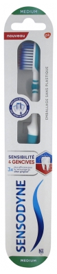 Sensodyne Brosse à Dents Sensibilité & Gencives Médium - Couleur : Vert