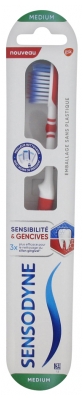 Sensodyne Brosse à Dents Sensibilité & Gencives Médium - Couleur : Rouge