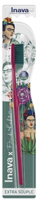 Inava X Frida Khalo Brosse à Dents 15/100 Extra Souple - Couleur : Magenta