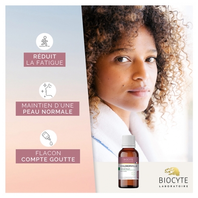 Biocyte Chlorophylle Végétale Goût Menthe 50 ml