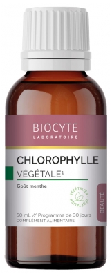 Biocyte Chlorophylle Végétale Goût Menthe 50 ml