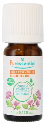 Puressentiel Huile Essentielle Origan Compact (Origanum Compactum) Bio 5 ml