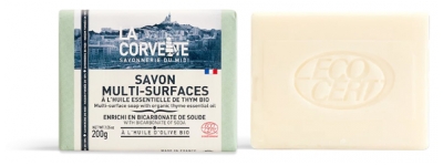 La Corvette Savon Multi-Surfaces à l'hule Essentielle de Thym Bio 200 g