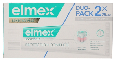 Elmex Protection Complète Dentifrice Sensitive Plus 2 x 75ml