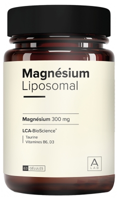A-Lab Magnésium Liposomal 300 mg Stress Fatigue Troubles du Sommeil 63 Gélules