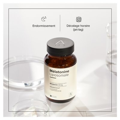 A-Lab Mélatonine Liposomale 1,9 mg - Sommeil Jetlag Assimilation Renforcée 30 Gélules