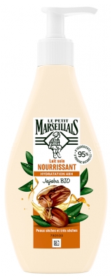 Le Petit Marseillais Lait Soin Nourissant Jojoba Bio Peaux Sèches et Très Sèches 250 ml