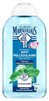 Le Petit Marseillais Shampoing Anti Pelliculaire Menthe Bio 250 ml