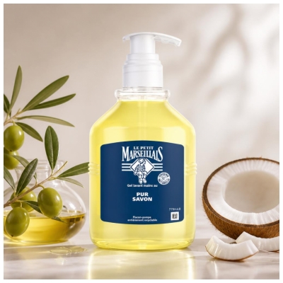 Le Petit Marseillais Gel Lavant Mains au Pur Savon Toutes Peaux 500 ml