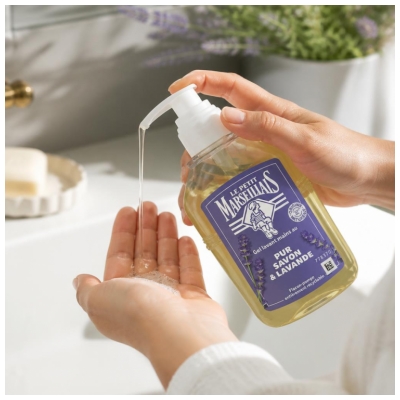 Le Petit Marseillais Gel Lavant Mains au Pur Savon et Lavande Toutes Peaux 300 ml