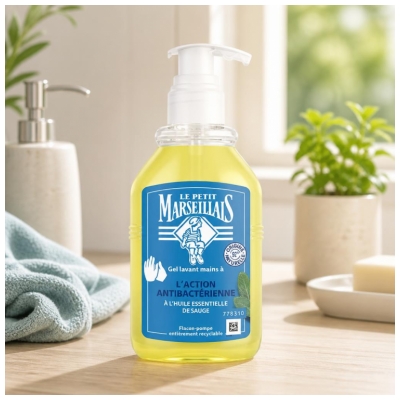 Le Petit Marseillais Gel Lavant Mains Antibactérien Toutes Peaux 300 ml 