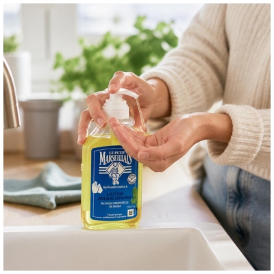 Le Petit Marseillais Gel Lavant Mains Antibactérien Toutes Peaux 300 ml 