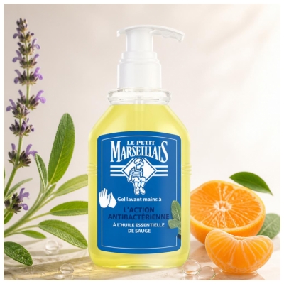 Le Petit Marseillais Gel Lavant Mains Antibactérien Toutes Peaux 300 ml 