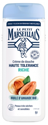 Le Petit Marseillais Crème de Douche Huile d'Amande Bio Haute Tolérance Riche 400 ml