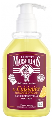 Le Petit Marseillais Gel Lavant Mains Anti-Odeurs Toutes Peaux 300 ml