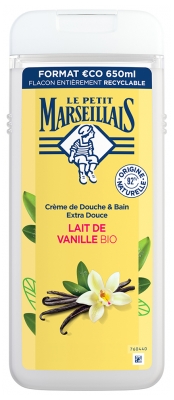 Le Petit Marseillais Extra Doux Douche Lait de Vanille Bio 650 ml