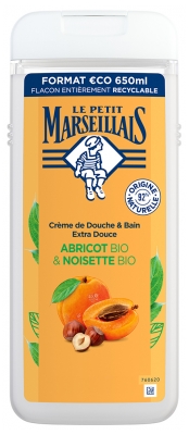 Le Petit Marseillais Extra Doux Douche Abricot Bio & Noisette Bio 650 ml
