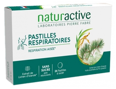 Naturactive Respiratoire Pastilles Respiratoires Aux Essences 24 Pastilles