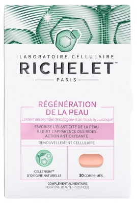 Richelet Régénération de la Peau Complément Alimentaire 30 Comprimés
