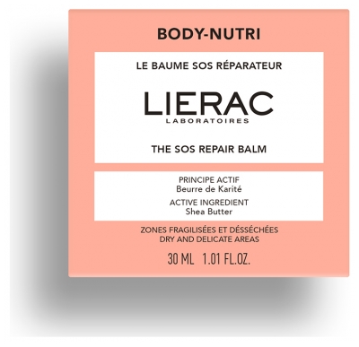 Lierac Body-Nutri Le Baume SOS Réparateur Zones Fragilisées et Desséchées 30 ml